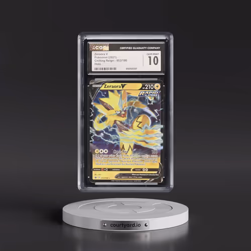 2021 Chilling Reign #053/198 Zeraora V - Holo (CGC 10 GEM MINT)