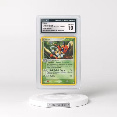 2004 EX Team Rocket Returns #23 Ledian - Holo (CGC 10 GEM MINT)