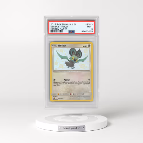 2019 Pokémon Sun & Moon Hidden Fates #SV43 Noibat - Holo (PSA 9 MINT)