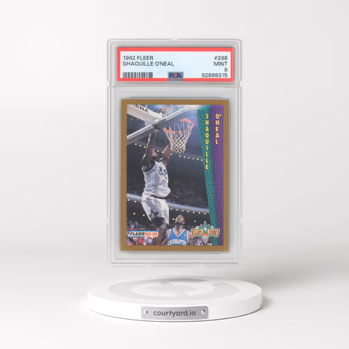1992 Fleer #298 Shaquille O'Neal (PSA 9 MINT)