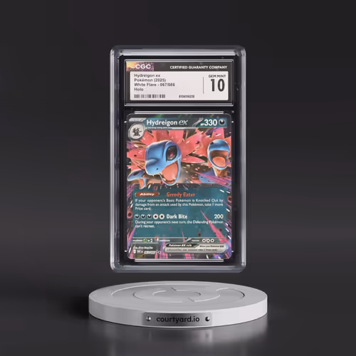 2025 White Flare - WHT EN #067/086 Hydreigon ex - Holo (CGC 10 GEM MINT)