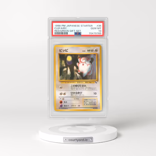 1998 Japanese Red / Green Gift Set #35 Clefairy (PSA 10 GEM MINT)