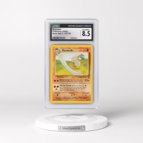 2000 Base Set 2 #52/130 Marowak (CGC 8.5 NM-MT+)
