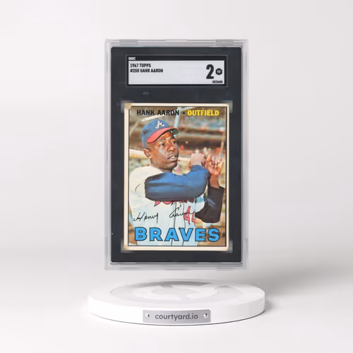 1967 Topps #250 Hank Aaron (SGC 2 GOOD)