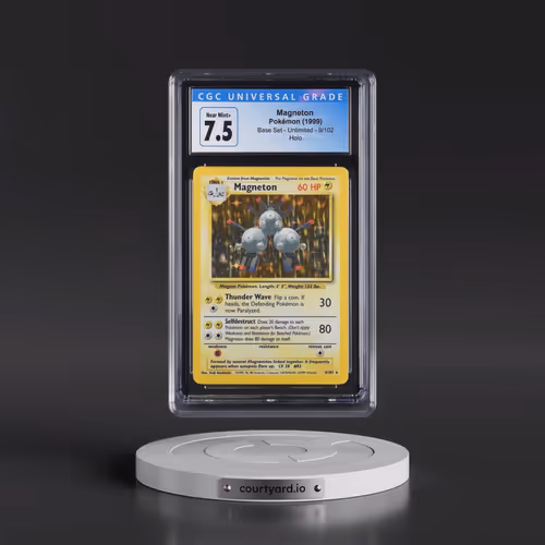 1999 Base Set #9/102 Magneton - Holo (CGC 7.5 NM+)