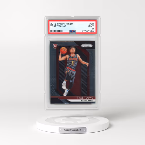 2018 Panini Prizm #78 Trae Young (PSA 9 MINT)