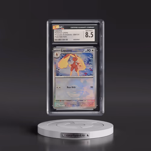 2025 Prismatic Evolutions - PRE EN #084/131 Lopunny - Poké Ball Holo (CGC 8.5 NM-MT+)