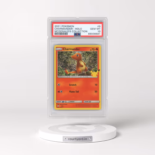 2021 Pokémon Mcdonald's Collection #9 Charmander - Holo (PSA 10 GEM MINT)