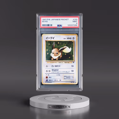 1997 Pokémon Rocket #133 Eevee (PSA 9 MINT)