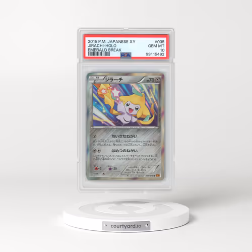 2015 Pokémon XY Emerald Break #035 Jirachi - Holo (PSA 10 GEM MINT)