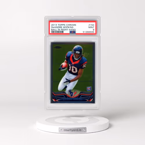 2013 Topps Chrome #154 DeAndre Hopkins - Ball in Right Hand (PSA 9 MINT)