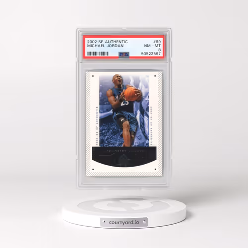 2002 SP Authentic #99 Michael Jordan (PSA 8 NM-MT)
