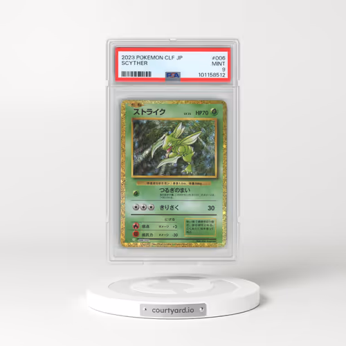 2023 Pokémon Clf-Trading Card Game Classic Venusaur & Lugia EX Deck #006 Scyther (PSA 9 MINT)