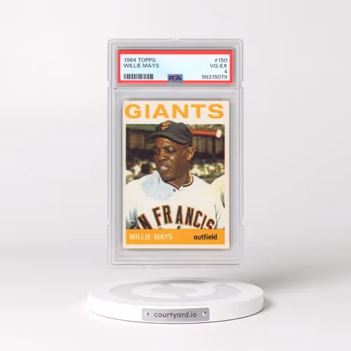 1964 Topps #150 Willie Mays (PSA 4 VG-EX)