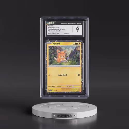 2023 Paldea Evolved - PAL EN #074/193 Pawmi - Cosmos Holo (CGC 9 MINT)