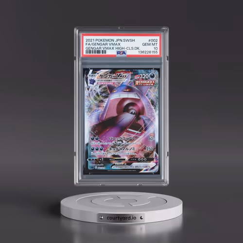 2021 Pokémon Sword & Shield Gengar Vmax High-Class Deck #002 Gengar Vmax - Full Art (PSA 10 GEM MINT