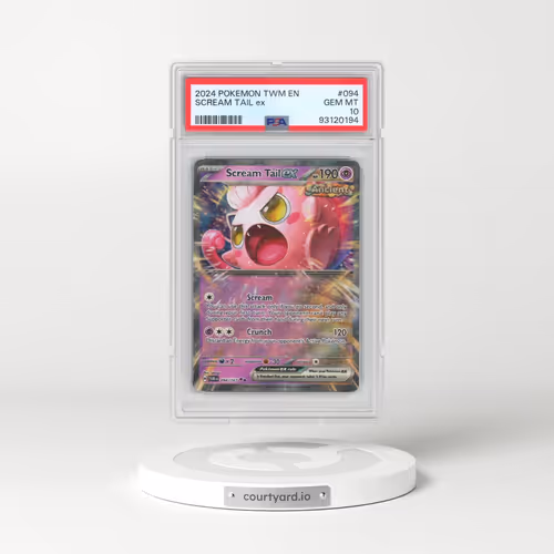 2024 Pokémon Twm EN-Twilight Masquerade #094 Scream Tail EX - Holo (PSA 10 GEM MINT)