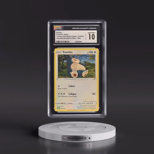 2023 Pokémon CLV-Trading Card Game Classic Venusaur & Lugia EX Deck #016 Snorlax (CGC 10 GEM MINT)