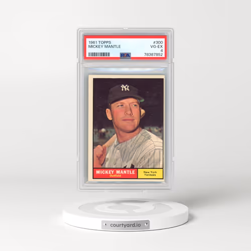 1961 Topps #300 Mickey Mantle (PSA 4 VG-EX)