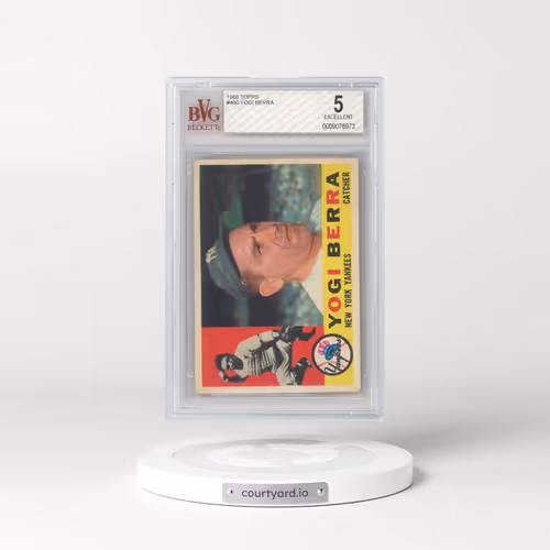 1960 Topps #480 Yogi Berra (BVG 5 EX)