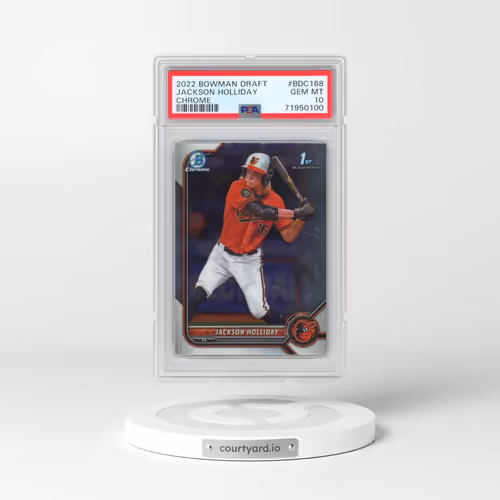 2022 Bowman Draft #BDC168 Jackson Holliday - Chrome (PSA 10 GEM MINT)