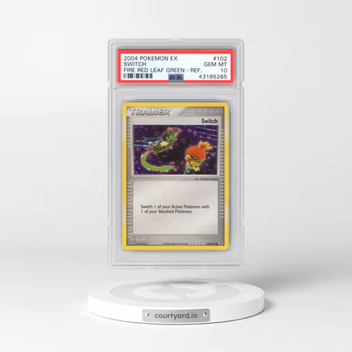 2004 Pokémon EX Fire Red & Leaf Green #102 Switch - Reverse Foil (PSA 10 GEM MINT)
