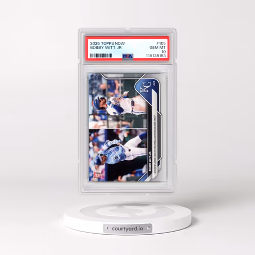 2025 Topps Now #105 Bobby Witt Jr. (PSA 10 GEM MINT)