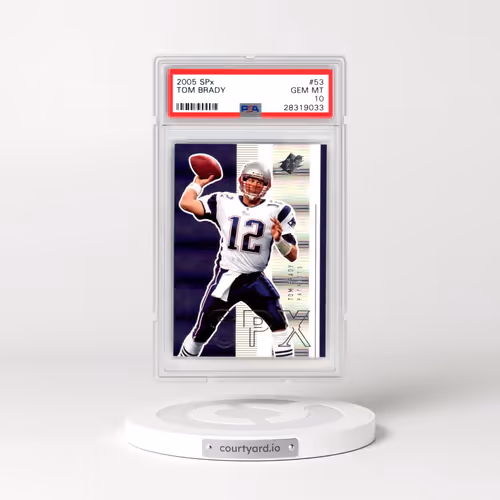 2005 Spx #53 Tom Brady (PSA 10 GEM MINT)