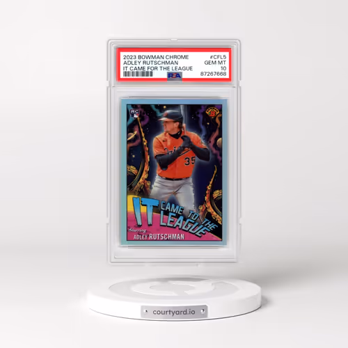 2023 Bowman Chrome It Came for the League #CFL5 Adley Rutschman (PSA 10 GEM MINT)