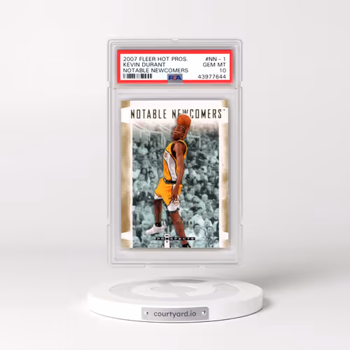 2007 Fleer Hot Prospects Notable Newcomers #NN-1 Kevin Durant (PSA 10 GEM MINT)