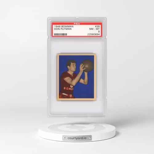 1948 Bowman #28 Don Putman (PSA 8 NM-MT)