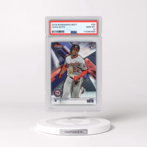 2018 Bowman's Best #29 Juan Soto (PSA 10 GEM MINT)
