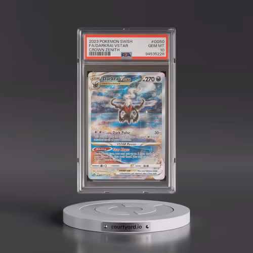 2023 Pokémon Sword and Shield Crown Zenith #GG50 Darkrai Vstar - Full Art (PSA 10 GEM MINT)