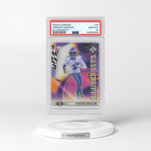 2023 Panini Illusions Illusionists #16 Jordan Addison (PSA 10 GEM MINT)