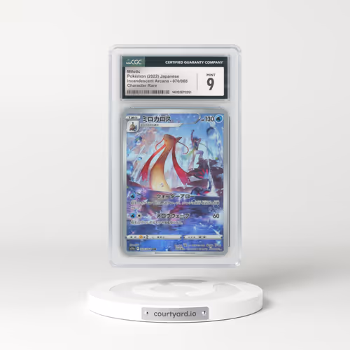 2022 Incandescent Arcana #070/068 Milotic - Character Rare (CGC 9 MINT)