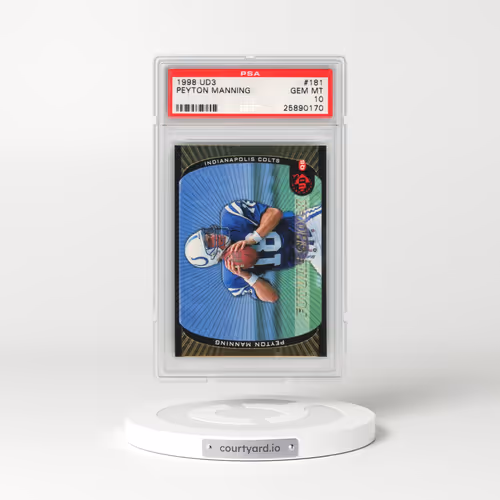 1998 UD3 #181 Peyton Manning (PSA 10 GEM MINT)