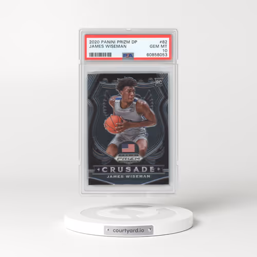 2020 Panini Prizm Draft Picks #82 James Wiseman (PSA 10 GEM MINT)