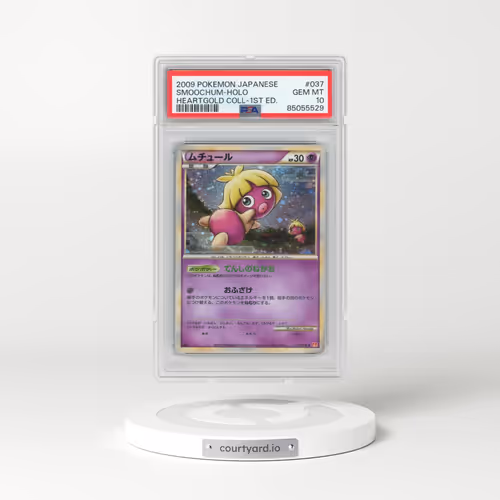 2009 Pokémon Heartgold Collection #037 Smoochum - 1st Edition Holo (PSA 10 GEM MINT)