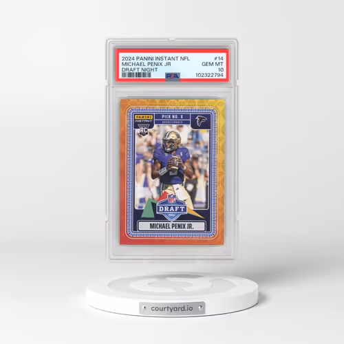 2024 Panini Instant NFL Draft Night #14 Michael Penix Jr (PSA 10 GEM MINT)