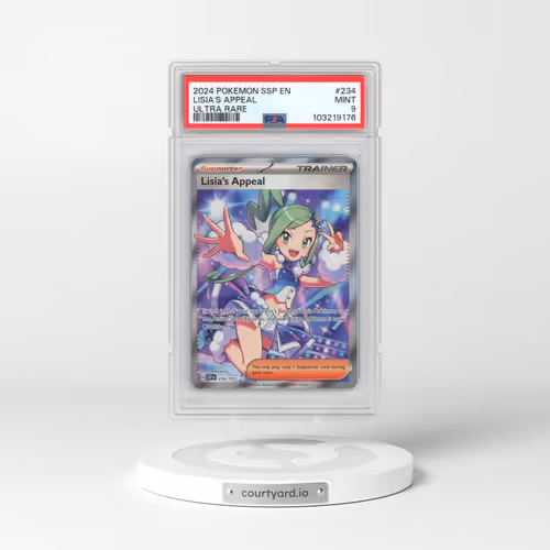 2024 Pokémon Ssp EN-Surging Sparks #234 Lisia's Appeal - Ultra Rare (PSA 9 MINT)