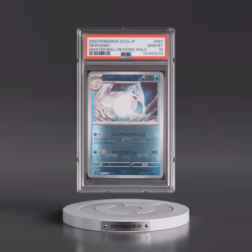 2023 Pokémon Sv2a-Pokémon 151 #087 Dewgong - Reverse Holo Master Ball (PSA 10 GEM MINT)
