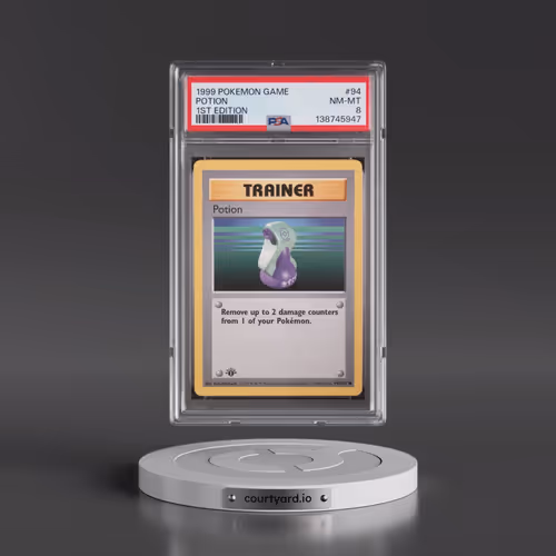 1999 Pokémon Game #94 Potion - 1st Edition (PSA 8 NM-MT)