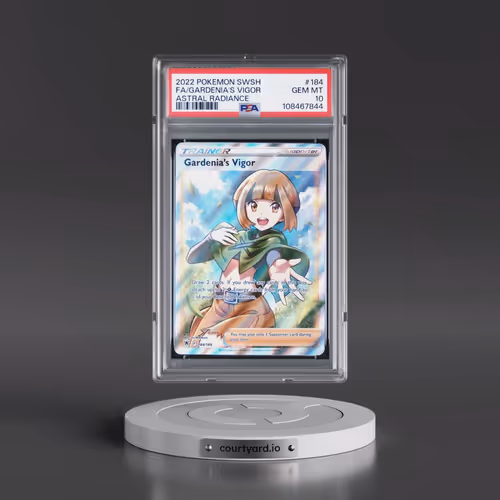 2022 Pokémon Sword & Shield Astral Radiance #184 Gardenia's Vigor - Full Art (PSA 10 GEM MINT)