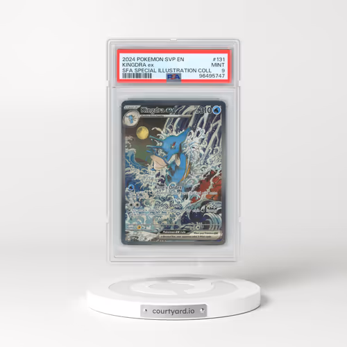 2024 Pokémon Svp EN-SV Black Star Promo #131 Kingdra EX - Holo Shrouded Fable Special Illustration Collection (PSA 9 MINT)