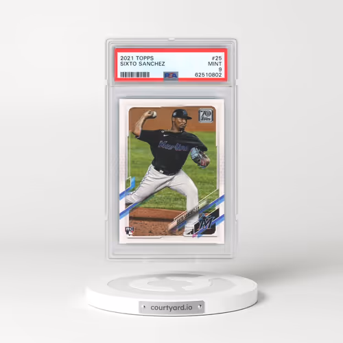 2021 Topps #25 Sixto Sanchez (PSA 9 MINT)