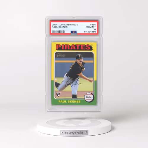2024 Topps Heritage #594 Paul Skenes (PSA 10 GEM MINT)