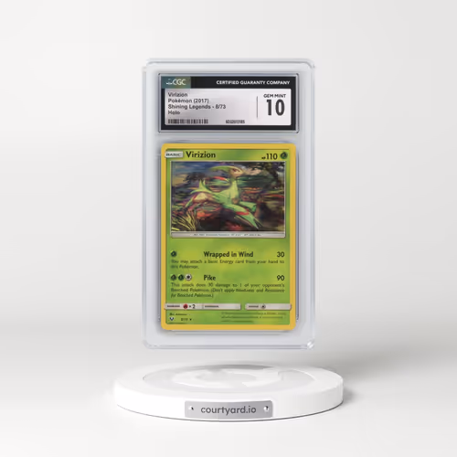 2017 Shining Legends #8/73 Virizion - Holo (CGC 10 GEM MINT)