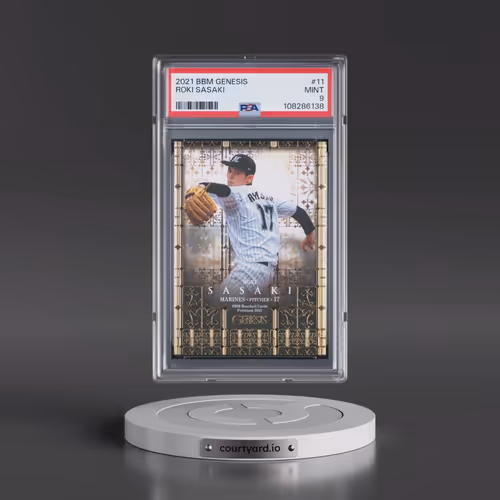 2021 BBM Genesis #11 Roki Sasaki (PSA 9 MINT)