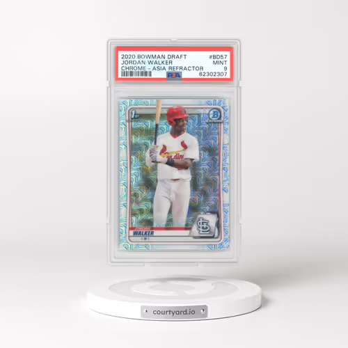 2020 Bowman Draft #BD57 Jordan Walker - Chrome-Asia Refractor (PSA 9 MINT)