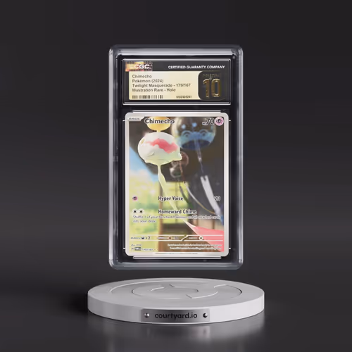 2024 Pokémon Twm EN-Twilight Masquerade #179 Chimecho - Illustration Rare (CGC 10 PRISTINE)